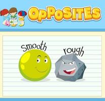 Opposite words with pictures for kids vector