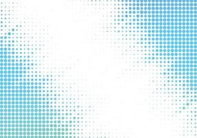 White background with blue dotted texture design vector