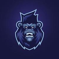 Gorilla Mascot Logo Templates vector