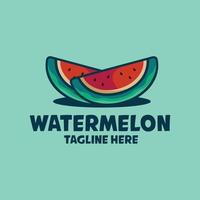 Watermelon Cartoon Logo Templates vector