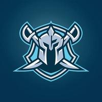 plantillas de logotipo de esports de caballero vector