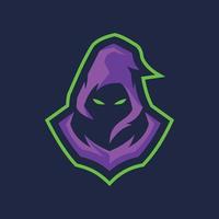 Ghost Phantom Mascot Logo Templates vector