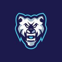 Bear Mascot Logo Templates vector