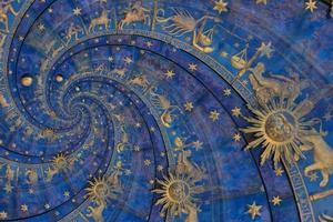 Astrology and alchemy sign background illustration photo