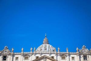 Saint Peter Basilica Dome in Vatican photo