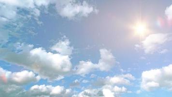 big white clouds in the sky with sunlight shining on clouds during daytime 3D Rendering