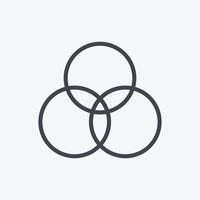 Icon Partnership. suitable for Community symbol. line style. simple design editable. design template vector. simple symbol illustration vector
