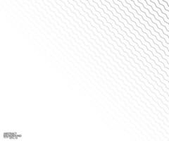 Wave, zigzag lines pattern. Black wavy line on white background. Texture vector - illustration