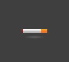 Smoking Cigarette Icon. Flat design style. Vector Illustration