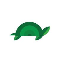 Green turtle logo icon vector design template