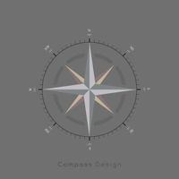 navigational degree compass free vector