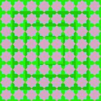 Geometric image Line up the green floor,the picture is puzzled. vector