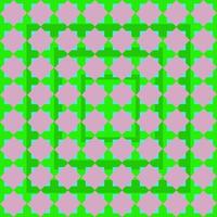 Geometric image Line up the green floor,the picture is puzzled. vector