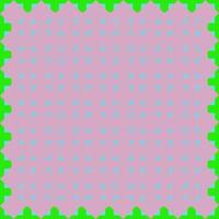 Geometric image Line up the green floor,the picture is puzzled. vector