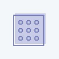 Icon Texture. suitable for Photo Editing symbol. two tone style. simple design editable. design template vector. simple symbol illustration vector