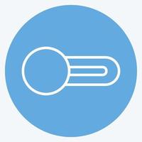 Icon Switch Off. suitable for web interface symbol. blue eyes style. simple design editable. design template vector. simple symbol illustration vector