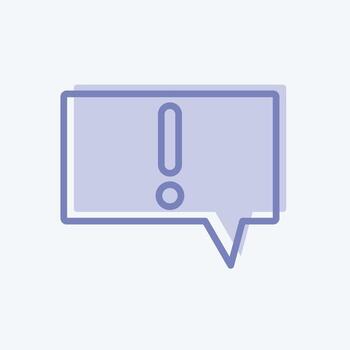 Icon Accouncement. suitable for Infographics symbol. two tone style. simple design editable. design template vector. simple symbol illustration vector