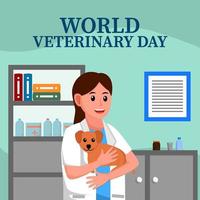 concepto de día veterinario vector