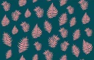 Palm branch set, hand drawn illustration. vector