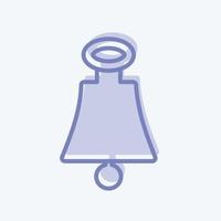 Icon Bell. suitable for Sea symbol. two tone style. simple design editable. design template vector. simple symbol illustration vector