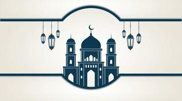 Islamic Background. Eid Mubarak Background. Ramadan Kareem Background. vector