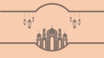 Islamic Background. Eid Mubarak Background. Ramadan Kareem Background. vector