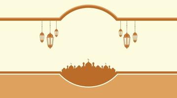 Islamic Background. Eid Mubarak Background. Ramadan Kareem Background. vector