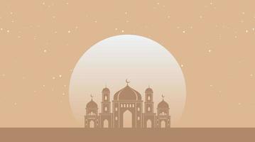 Islamic Background. Eid Mubarak Background. Ramadan Kareem Background. vector