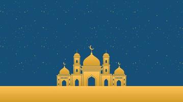 Islamic Background. Eid Mubarak Background. Ramadan Kareem Background. vector