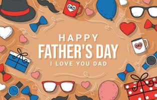 Father's Day Background vector