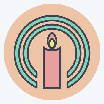 Icon Faith. suitable for Community symbol. color mate style. simple design editable. design template vector. simple symbol illustration vector