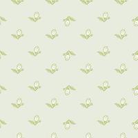 Seamless pattern engraved lemon on branch with leaves. Vintage background lime growing on twig in hand drawn style. vector