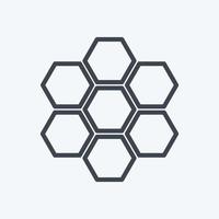 Icon Organizational Structure. suitable for Community symbol. line style. simple design editable. design template vector. simple symbol illustration vector