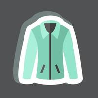 chaqueta adhesiva. adecuado para el símbolo de accesorios masculinos. diseño simple editable. vector de plantilla de diseño. ilustración de símbolo simple