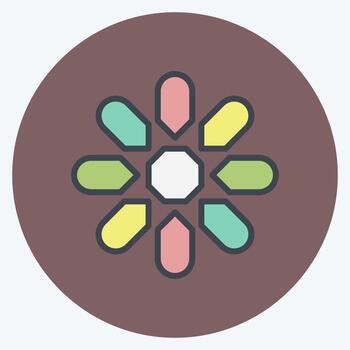 Icon Photos Album. suitable for web interface symbol. color mate style. simple design editable. design template vector. simple symbol illustration vector