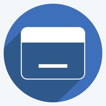 calendario de iconos. adecuado para el símbolo de la interfaz web. estilo de sombra larga. diseño simple editable. vector de plantilla de diseño. ilustración de símbolo simple