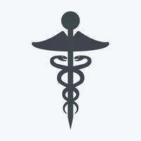 Icon Health Care. suitable for Community symbol. glyph style. simple design editable. design template vector. simple symbol illustration vector