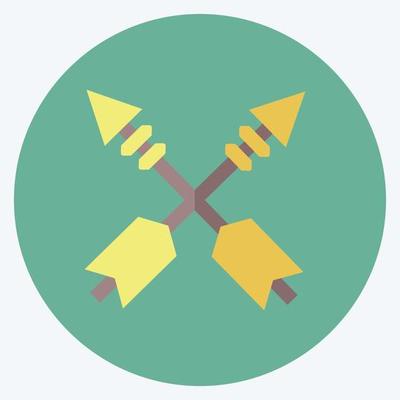 Icon Arrows. suitable for Wild West symbol. flat style. simple design editable. design template vector. simple symbol illustration