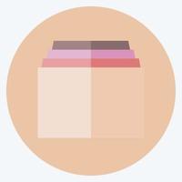 Icon Tabs. suitable for web interface symbol. flat style. simple design editable. design template vector. simple symbol illustration vector