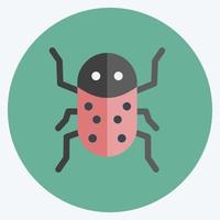 Icon Insect Infestation. suitable for disasters symbol. flat style. simple design editable. design template vector. simple symbol illustration vector