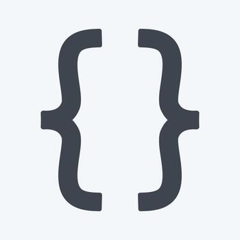 opciones de desarrollador de iconos. adecuado para el símbolo de aplicaciones móviles. estilo de glifo. diseño simple editable. vector de plantilla de diseño. ilustración de símbolo simple