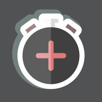 Sticker Alarm Add. suitable for Infographics symbol. simple design editable. design template vector. simple symbol illustration vector