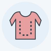 Icon Sewing Lines. suitable for Tailor symbol. color mate style. simple design editable. design template vector. simple symbol illustration vector