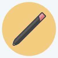 Icon Lip pencils. suitable for beauty care symbol. flat style. simple design editable. design template vector. simple symbol illustration vector