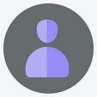 Icon Contacts. suitable for Mobile Apps symbol. flat style. simple design editable. design template vector. simple symbol illustration vector