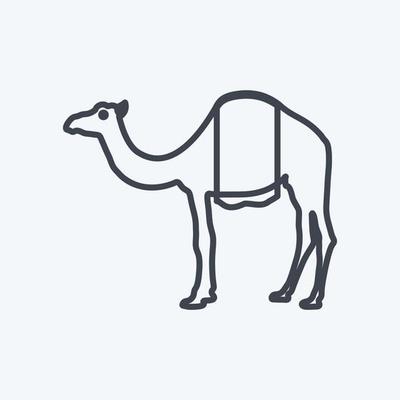 Icon Camel. suitable for animal symbol. line style. simple design editable. design template vector. simple symbol illustration 7481005 Vector Art at Vecteezy Icon Camel. suitable for animal symbol. line style. simple design editable. design template vector. simple symbol illustration 7481005 Vector Art at Vecteezy