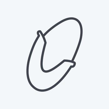 icono de maíz. adecuado para el símbolo de frutas y verduras. estilo de línea diseño simple editable. vector de plantilla de diseño. ilustración de símbolo simple