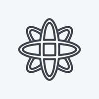 Icon Data Science. suitable for data analytics symbol. line style. simple design editable. design template vector. simple symbol illustration vector