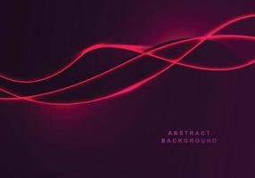 Abstract light pink flowing wave background vector