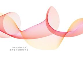 Abstract colorful smoke flowing wave background vector